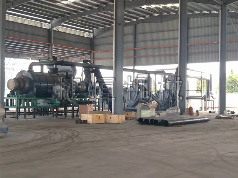 馬來西亞炭化機現場