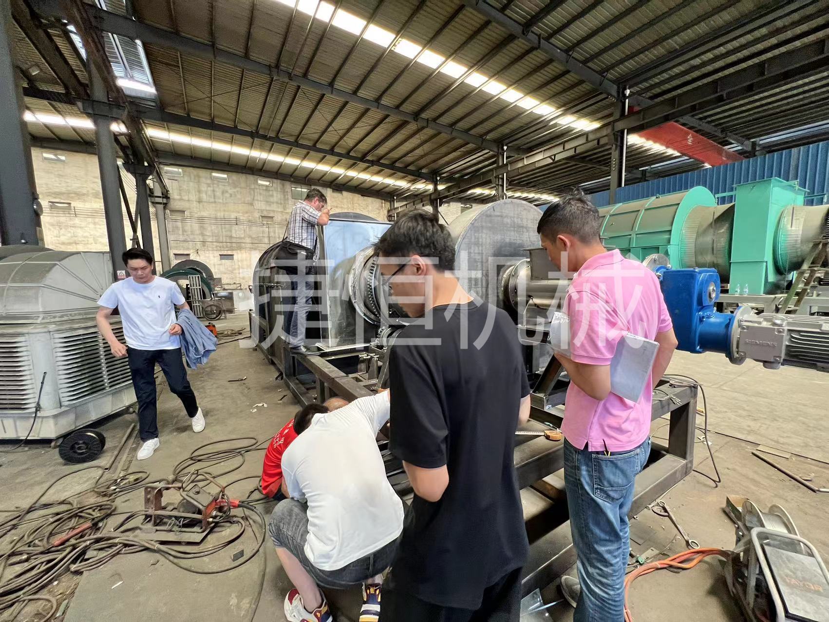 炭化機筒體材質檢測